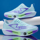 Men's Fashionable Casual and Comfortable Sports Running Shoes - Breathable Fabric Upper, Non-Slip and Wear-Resistant Cushioning Soles, Round-Toe Lace-Up Casual Running Shoes, Suitable for All Seasons