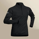 New Summer Running Suit Men's Quick Dry Jacket Suit Fitness Long Sleeve T-shirt Sweatshirt Half Zipper Sports Training