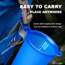 WRELS Folding Water Bottle TPU BPA-Free Collapsible Soft Flask Outdoor Sport Hiking Camping Running Portable Soft Water Bottle
