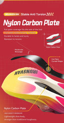 2025 IRUNSVAN Nylon Carbon Fiber Professional Marathon Shoes  Men Ultra Light Track Field Kilometer Race Running Sneakers Unisex