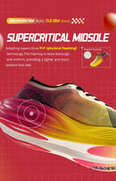 2025 IRUNSVAN Nylon Carbon Fiber Professional Marathon Shoes  Men Ultra Light Track Field Kilometer Race Running Sneakers Unisex