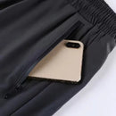 Men 2 In 1 Running Pants Double Layer Pant Tight Training Basketball Legging Fitness Sweatpant With Pockets Running Trousers